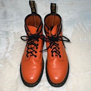 Dr. Marten’s Orange 1460 Boot, Size 10